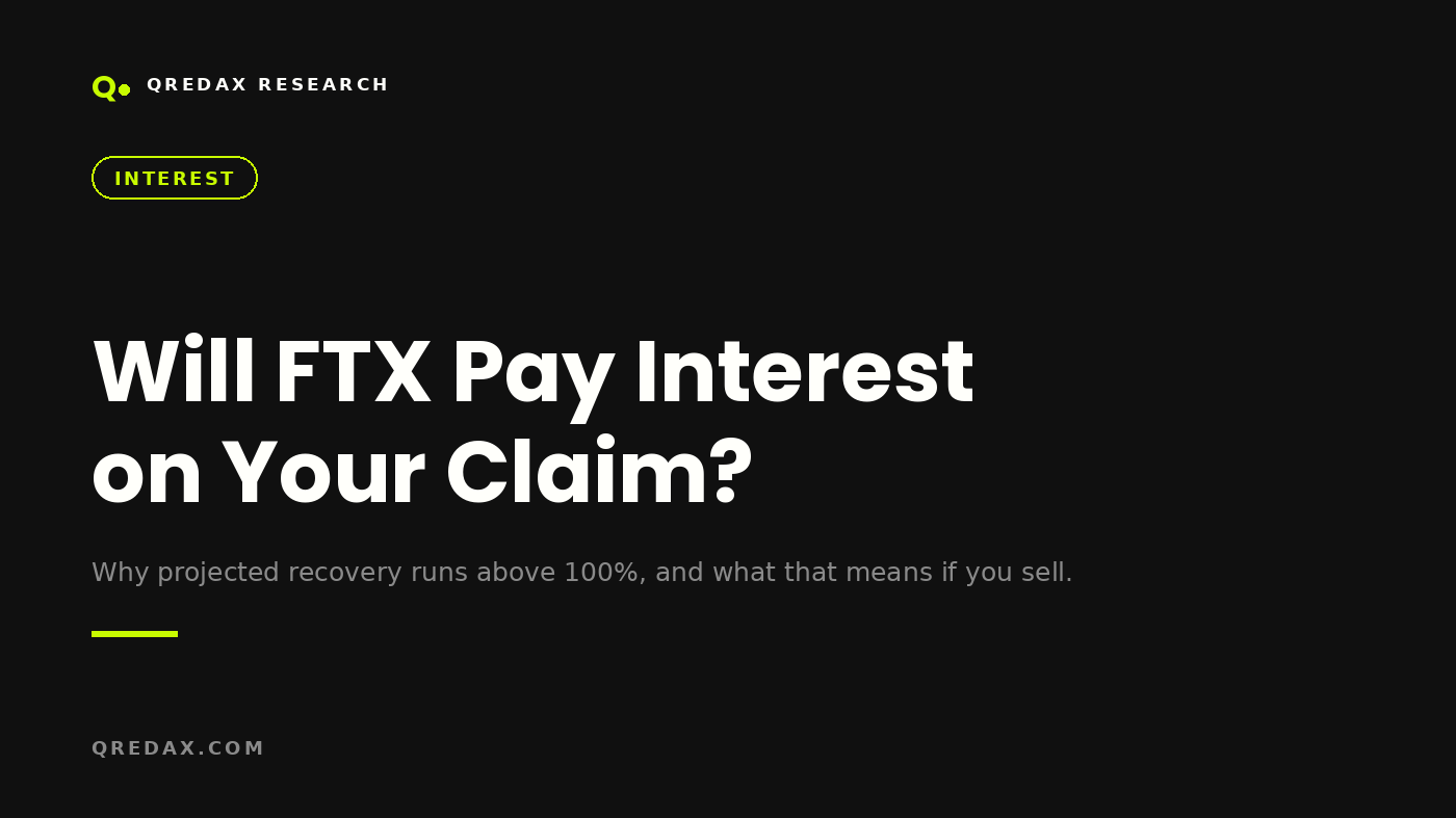 Will FTX Pay Interest on Your Claim? - Qredax Research