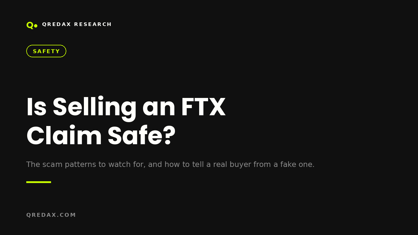 Is Selling an FTX Claim Safe, and How Do You Avoid Scams? - Qredax Research